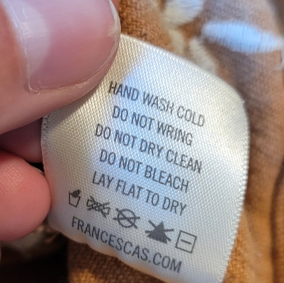 Mi Ami Tan White Floral Embroidery Button Down Mini Skirt - Picture 7 of 9